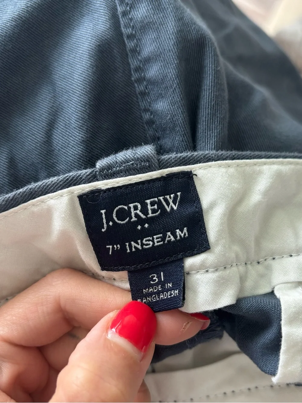 J. Crew 7” Flex Chino Shorts